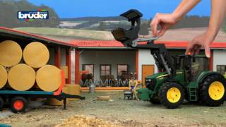 Download lagu Bruder Toys John Deere tractor 7930 with front loader #09807 mp3
