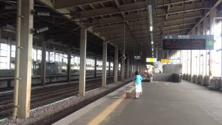preview picture of video '上越新幹線 - Joetsu Shinkansen (Max Toki) stopping at Urasa station (浦佐駅)'