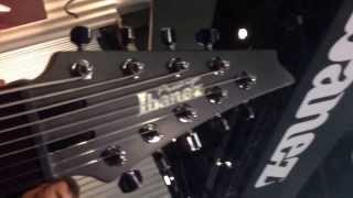 Video thumbnail for NAMM 2014: Ibanez RG9 Nine String Electric Guitar by Sean Pierce Johnson