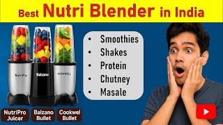 Top 3 Nutri Blenders in India Under ₹2000 – Best for Smoothies, Juices, Chutneys & More!