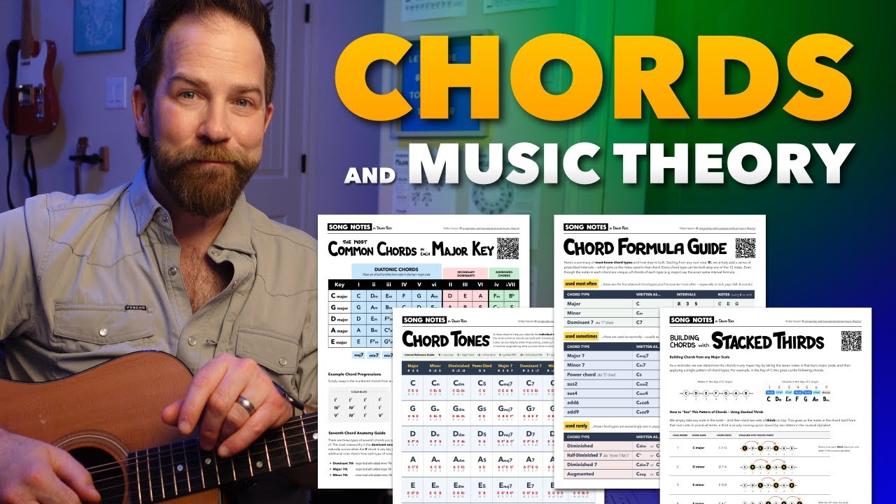 Video thumbnail for Chords & Music Theory — 9 New Lessons!