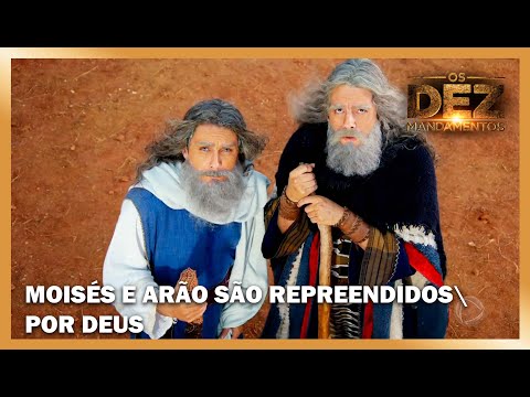 Moisés e Arão fazem sair água da rocha e Deus os repreende | OS DEZ MANDAMENTOS