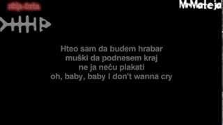 Riblja Čorba  Baby baby I don t wanna cry Tekst HD