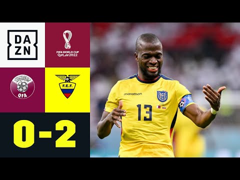 Valencia-Show beim Eröffnungsspiel vermiest Katars WM-Debüt: Katar - Ecuador 0:2 | WM 2022 | DAZN