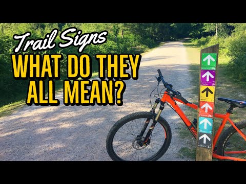 Mountain Bike Trail Signs Explained