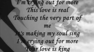 WILL YOUNG - YOUR LOVE IS KING  + LYRICS