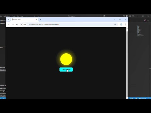 Javascript Project Bulb Onoff