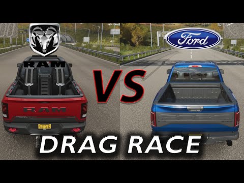 Forza Horizon 4 | Ram Rebel TRX concept VS Ford F-150 Raptor | 0-60 MPH , and Top Speed run