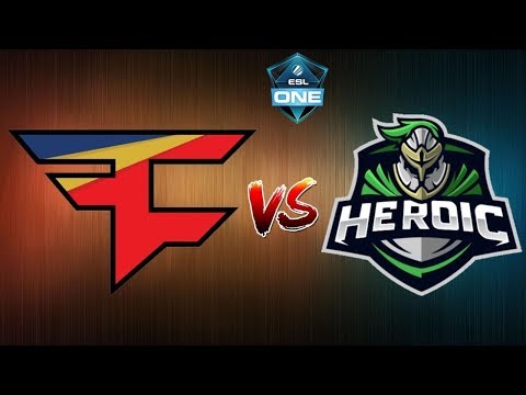 ESL One Cologne 2017 Faze vs Heroic (bo1 Inferno)