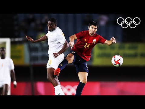 Football: Ivory Coast 🇨🇮 overpowered by Spain 🇪🇸 | #Tokyo2020 Highlights