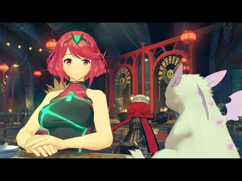 Xenoblade Chronicles 2 New Game Plus - Mythra Sleep Walking Cutscene
