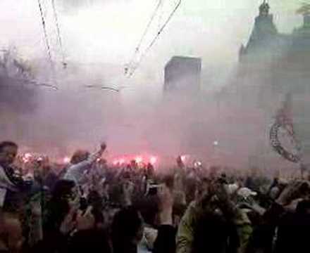 Opkomst Feyenoord op Coolsingel, Huldiging KNVB beker