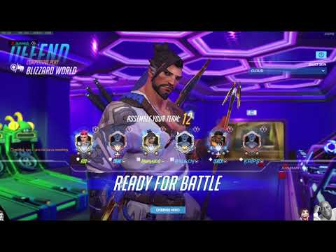 POTG! IronAids HANZO GAMEPLAY OVERWATCH SEASON 25 TOP 500