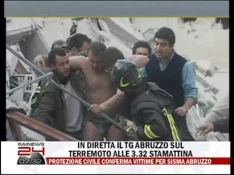 Terremoto in Abruzzo - Prime immagini del mattino (ore 7:30)