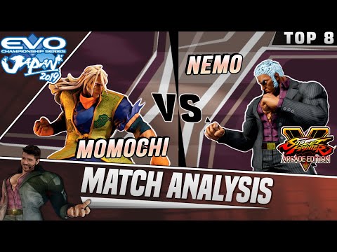SFV AE Match Analysis: EVO Japan 2019 Top 8 - Momochi vs. Nemo