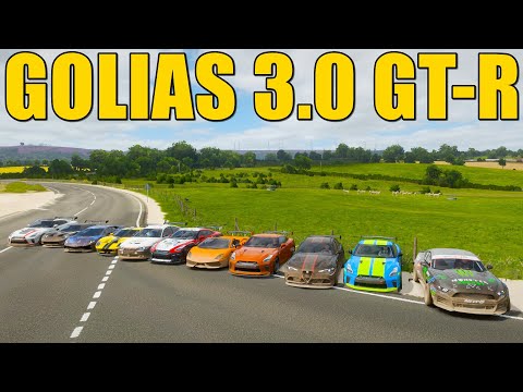 AGORA VAMOS DE GOLIAS 3.0 DE NISSAN GT-R - FORZA HORIZON 4