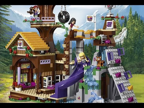 Lego Friends 41122 Adventure Camp Tree House with Rafting and Archery