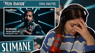 SLIMANE Mon Amour Eurovision 2024 France | Vocal Coach Reaction (& Analysis) | Jennifer Glatzhofer