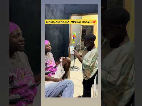 Mama Amina kwa Mpenzi wake Mfaume🙌🏽❤️ Hadanganywi ni Amefika mazima😂😍🙌🏽