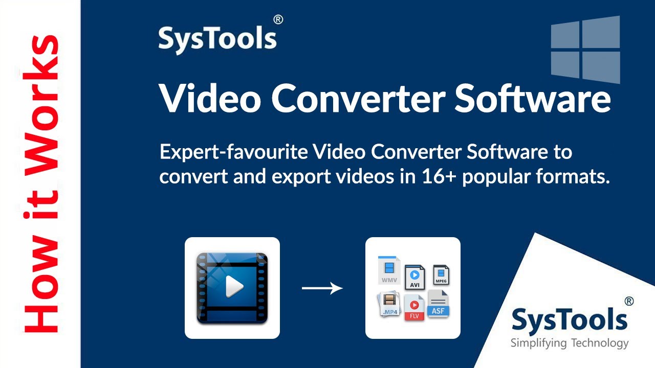 SysTools Video Converter Software demo video