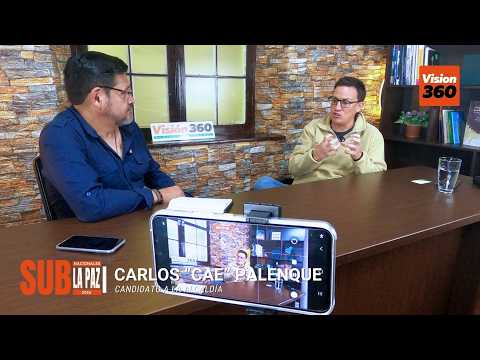 Entrevista a Carlos "Cae" Palenque, candidato a la Alcaldía de La Paz por Libre