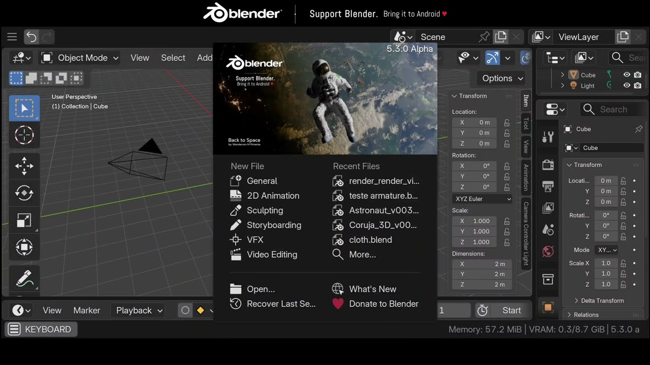 Blender for Android | Alpha 2 [Unofficial Build]