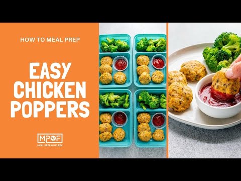 AMAZING Sweet Potato Chicken Poppers