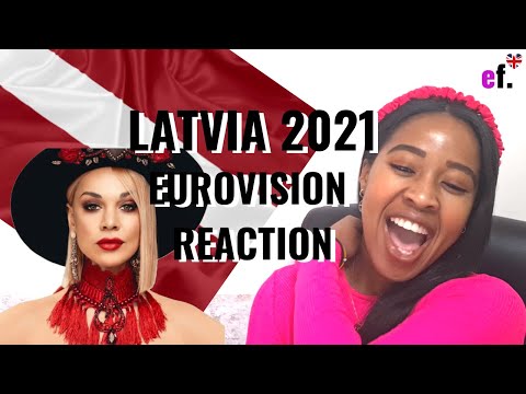 LATVIA Eurovision 2021 | Samanta Tina - The Moon Is Rising | HONEST REACTION