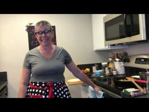 Paleo Peach, Sausage & Arugula Pizza PLUS bonus Chia Pudding w/ Homemade Fruit Preserves