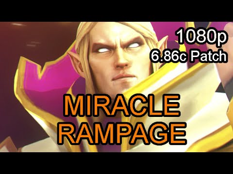 Miracle Invoker 6.86 Awesome Rampage