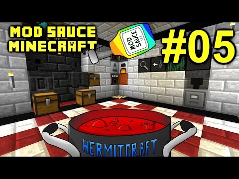 Minecraft Mod Sauce Ep. 5 - Got Power !!! ( HermitCraft Modded Minecraft )