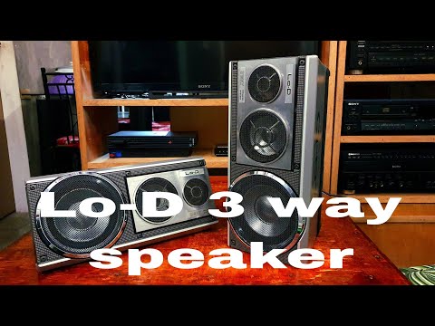 Lo-D 3 Way Speaker     SX-121   Sound Test