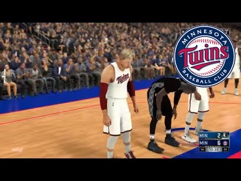 NBA 2K17 MLB Team Designs Ep.11 - Minnesota Twins (NBA 2K17 PS4 MyLEAGUE/MyGM)