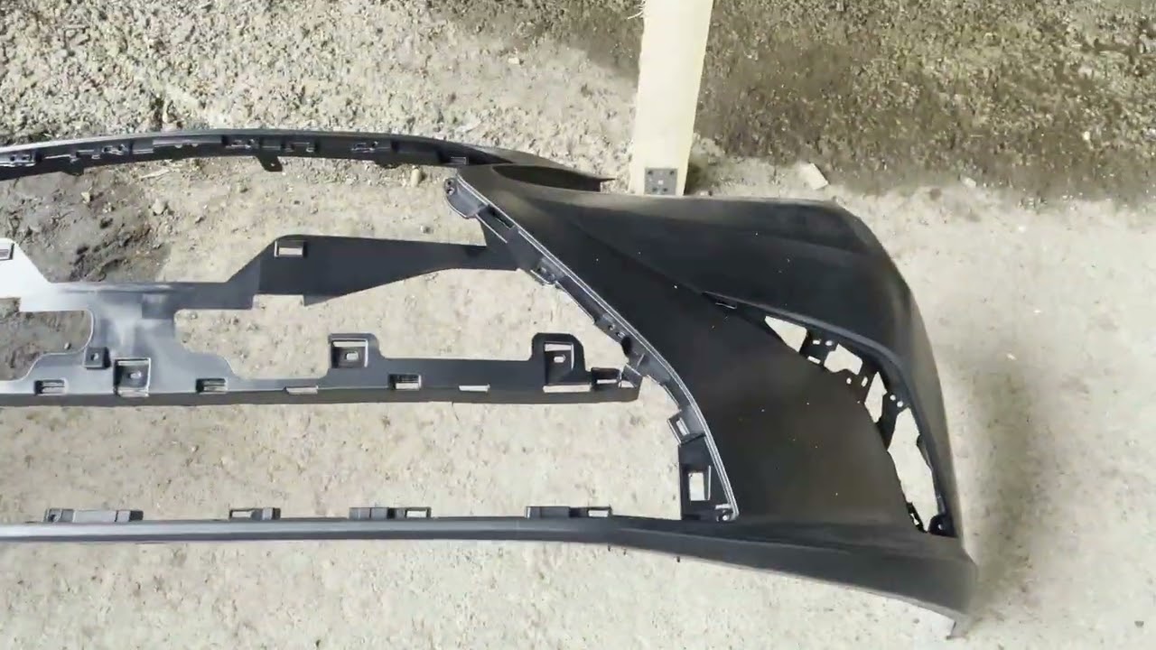 Lexus ES 2006-2011 гг. Передний бампер (для 2010-2012, дизайн 2019) Video 3