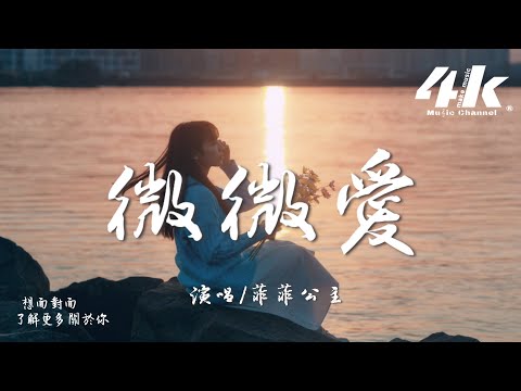 菲菲公主(陸綺菲) - 微微愛『你微微一笑 我神魂顛倒，一切都不要 只要你就好』【高音質|動態歌詞】♫ 2025新歌