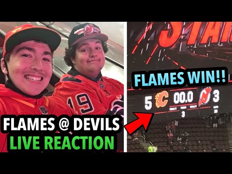 Flames vs Devils LIVE Reaction