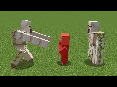 what if iron golem attacks villager in front of another iron golem?
