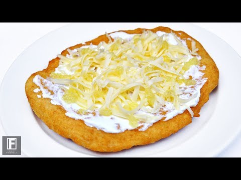 Hungarian Langos Recipe | Hungarian Street Food