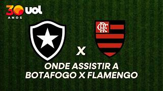 BOTAFOGO X FLAMENGO: ONDE ASSISTIR À TRANSMISSÃO AO VIVO DO JOGO E HORÁRIO PELO BRASILEIRÃO