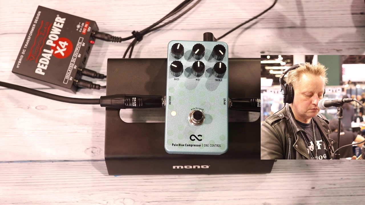 One Control BJFe Series Pale Blue Compressor Pedal