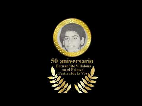 50 Aniversario Fernando Villalona en Primer Festival de la Voz 1971.
