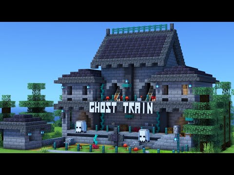 Minecraft Tutorial: How To Make A Working Ghost Train "Fair Part 23"