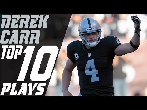 Derek Carr's Top 10 Plays of the 2016 Season | NFL Highlights