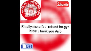 RRB NTPC FEE REFUND STATUS. #shorts #rrb #rrbntpc