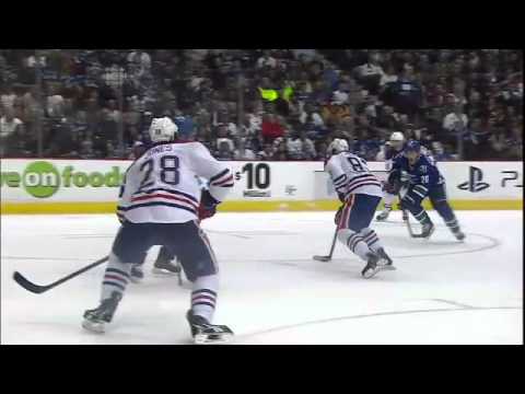 Vancouver Canucks vs Edmonton Oilers Highlights 4/7/12