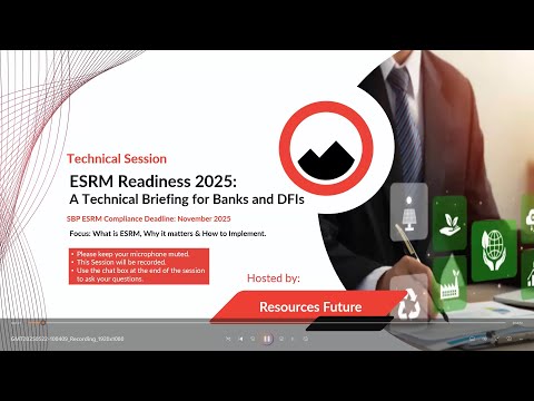 ESRM Readiness 2025: A Technical Briefing for Banks & DFIs- RF08