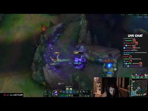 Tyler1 tries Inting Sion in Jungle