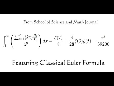 Toughest Integral featuring Classical Euler Sum