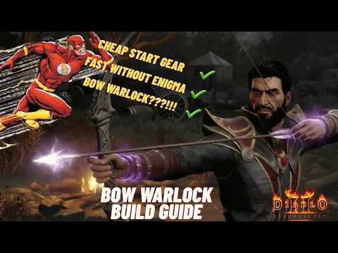 BOW WARLOCK is FAST even WITHOUT Enigma in TERROR ZONES! - D2R Reign of Warlock Build Guide