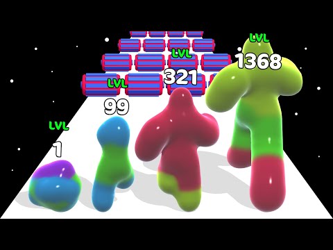 BLOB RUNNER 3D: Level Up Runner, ASMR Gameplay (Freeplay, Max Level)
